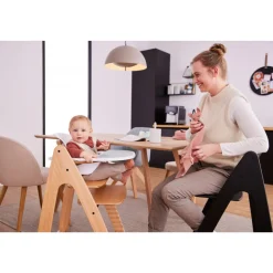 Chaise haute évolutive arketa bois naturel oak