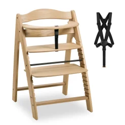 Chaise haute évolutive arketa bois naturel oak