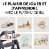 Chaise haute évolutive beta+ 3 en 1 dark grey avec newborn set premium dark grey