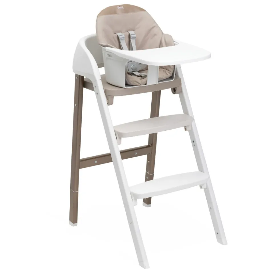 Chaise haute évolutive crescendo up 2en1 pearl cooper re_lux + siège de naissance