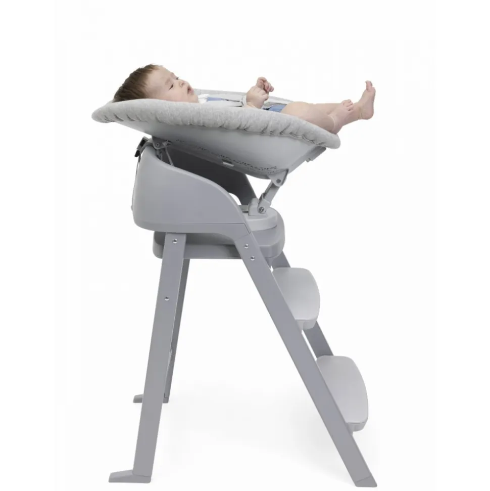 Chaise haute évolutive crescendo up 2en1 pearl cooper re_lux + siège de naissance