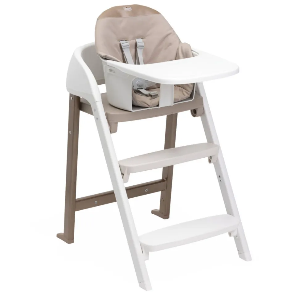 Chaise haute évolutive crescendo up 2en1 pearl cooper re_lux + siège de naissance