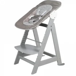 Chaise haute évolutive 2en1 born up gris miffy