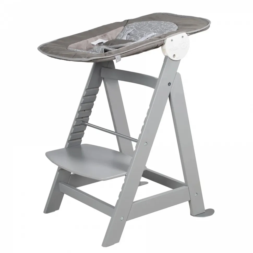 Chaise haute évolutive 2en1 born up gris miffy