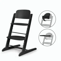 Chaise haute évolutive 3-en-1 iris stunning black