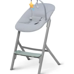 Chaise haute évolutive 4en1 livy olive green + transat calmee