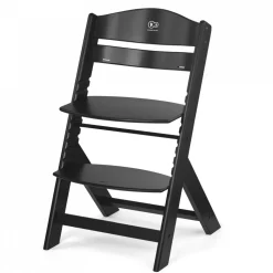 Chaise haute évolutive enock avec coussins noir