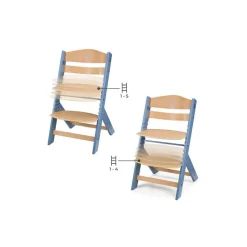 Chaise haute évolutive enock avec coussins nordic breeze