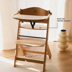 Chaise haute évolutive enock beige