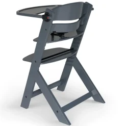 Chaise haute évolutive enock gris