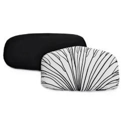 Chaise haute évolutive enock naturel + coussins black et plateau