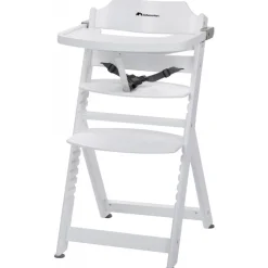 Chaise haute évolutive 2en1 timba white
