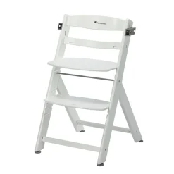 Chaise haute évolutive 2-en-1 timba 2 white + transat tinted graphite