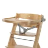 Chaise haute évolutive 2-en-1 timba 2 natural wood + transat tinted graphite
