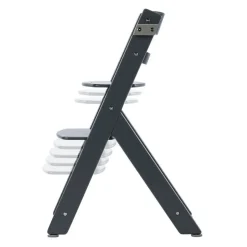 Chaise haute évolutive 2-en-1 timba 2 warm gray + transat tinted graphite