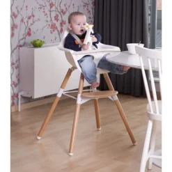 Chaise haute évolutive evolu 2 blanche