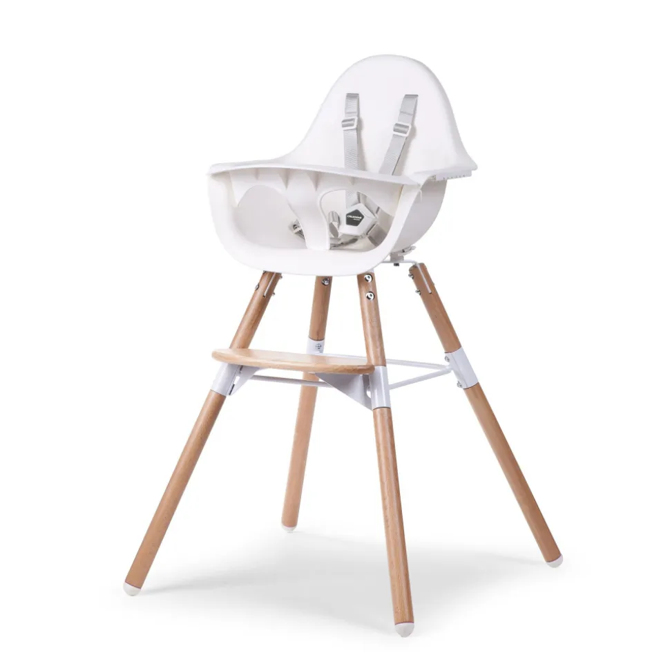 Chaise haute évolutive evolu 2 blanche