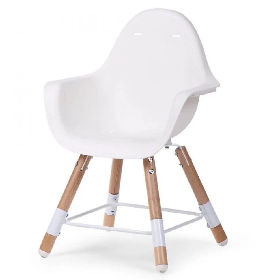 Chaise haute évolutive evolu 2 blanche
