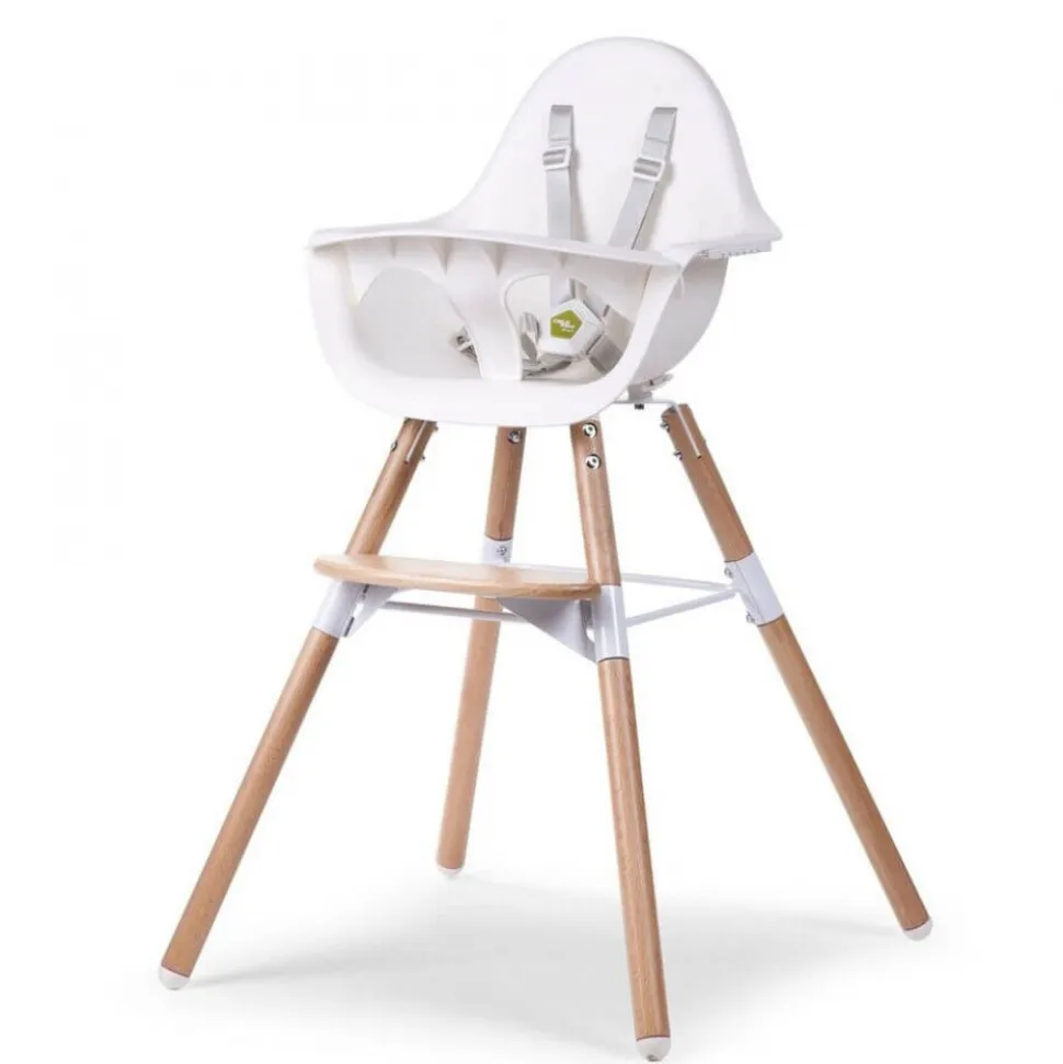 Chaise haute évolutive evolu 2 blanche
