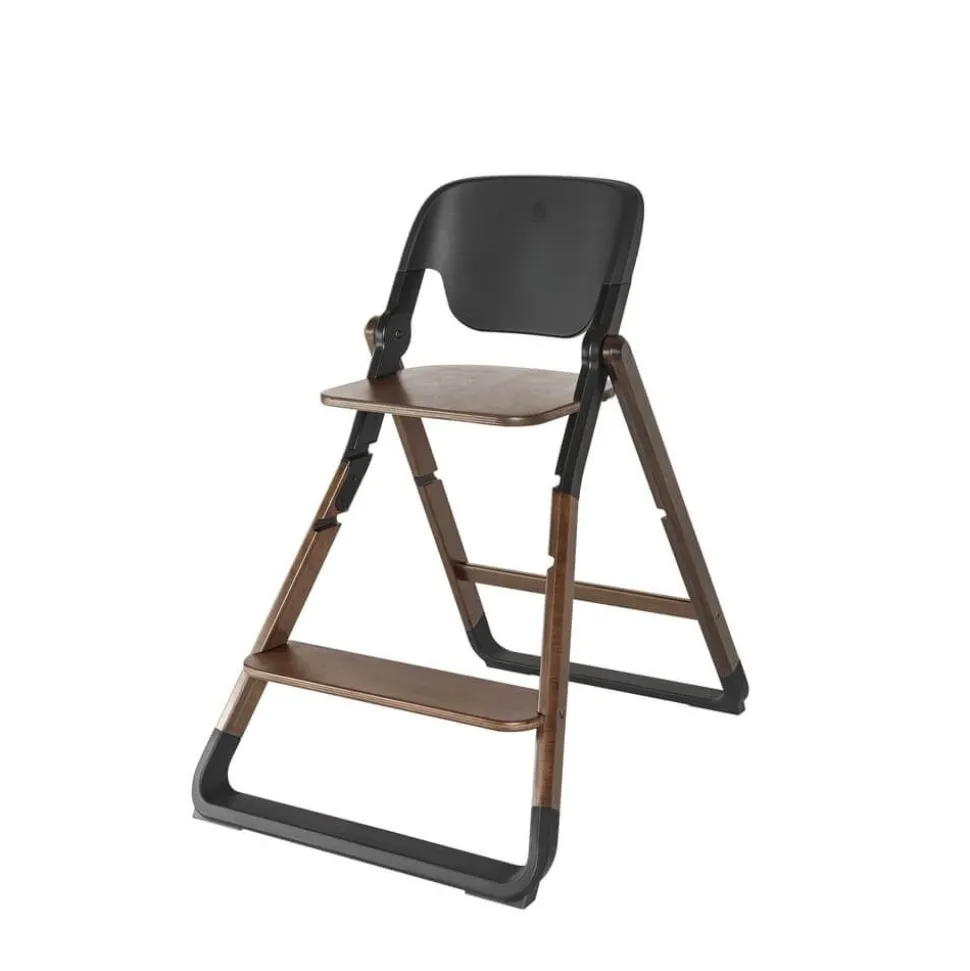 Chaise haute évolutive evolve bois foncé