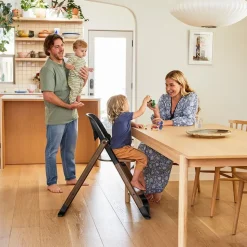 Chaise haute évolutive evolve bois foncé