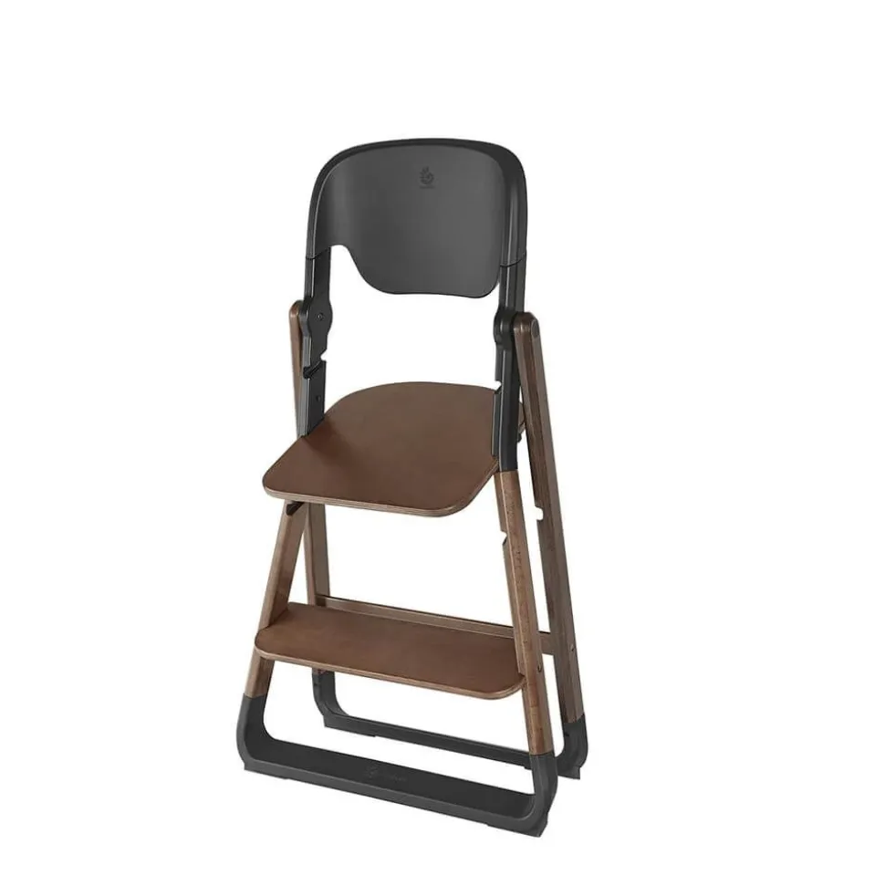 Chaise haute évolutive evolve bois foncé