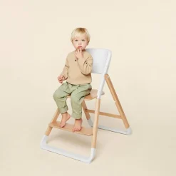 Chaise haute évolutive evolve bois naturel