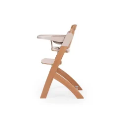 Chaise haute évolutive evosit naturel + tablette