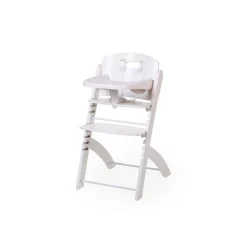 Chaise haute évolutive evosit blanche + tablette