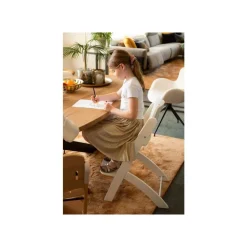 Chaise haute évolutive evosit blanche + tablette
