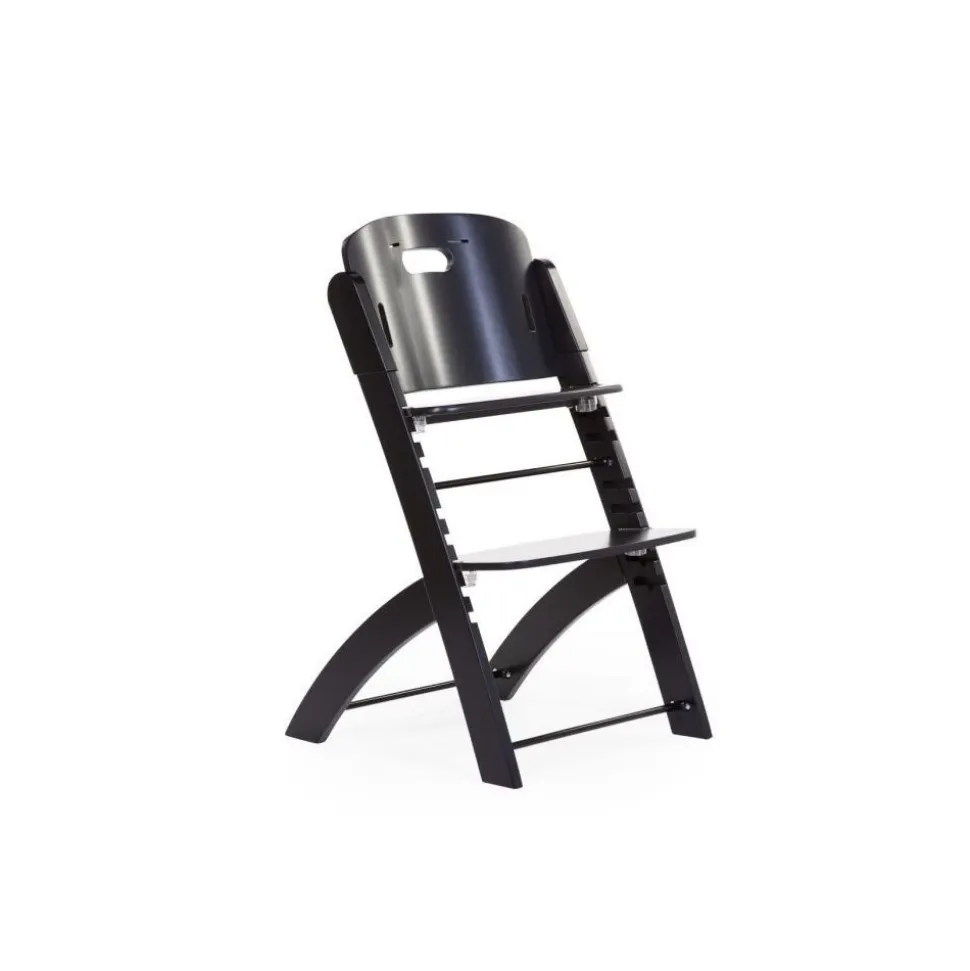 Chaise haute évolutive evosit noire + tablette