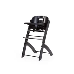 Chaise haute évolutive evosit noire + tablette