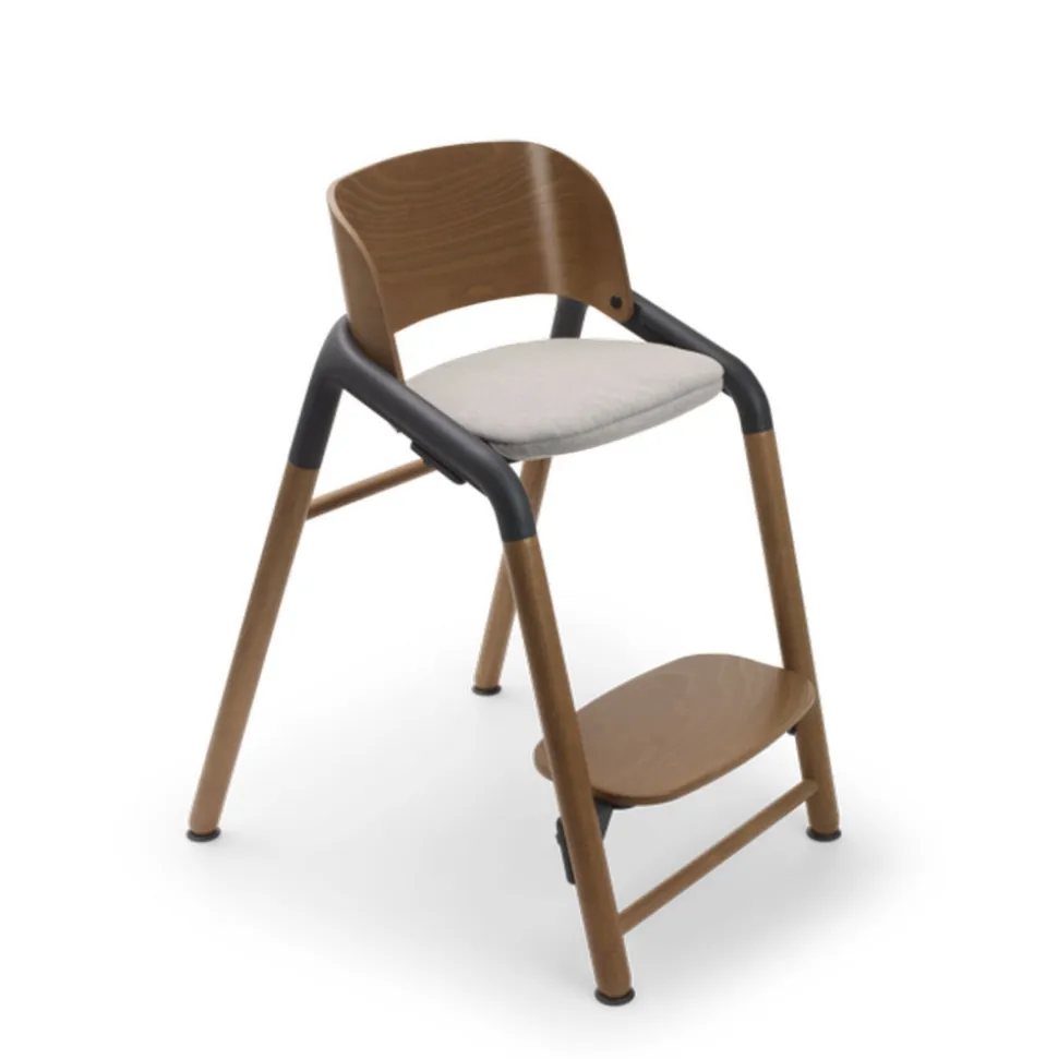 Chaise haute évolutive giraffe + baby set + tablette bois chaud et gris