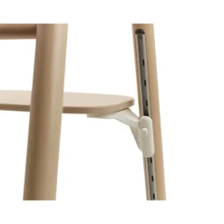 Chaise haute évolutive giraffe + baby set + tablette bois neutre et blanc