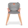 Chaise haute évolutive koen pink rose