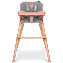 Chaise haute évolutive koen pink rose