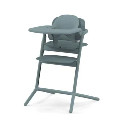 Chaise haute évolutive lemo 3en1 stone blue