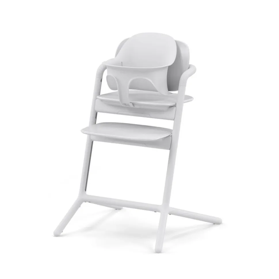 Chaise haute évolutive lemo 3en1 all white