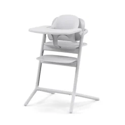 Chaise haute évolutive lemo 4en1 all white