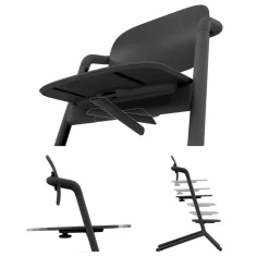 Chaise haute évolutive lemo 4en1 stunning black