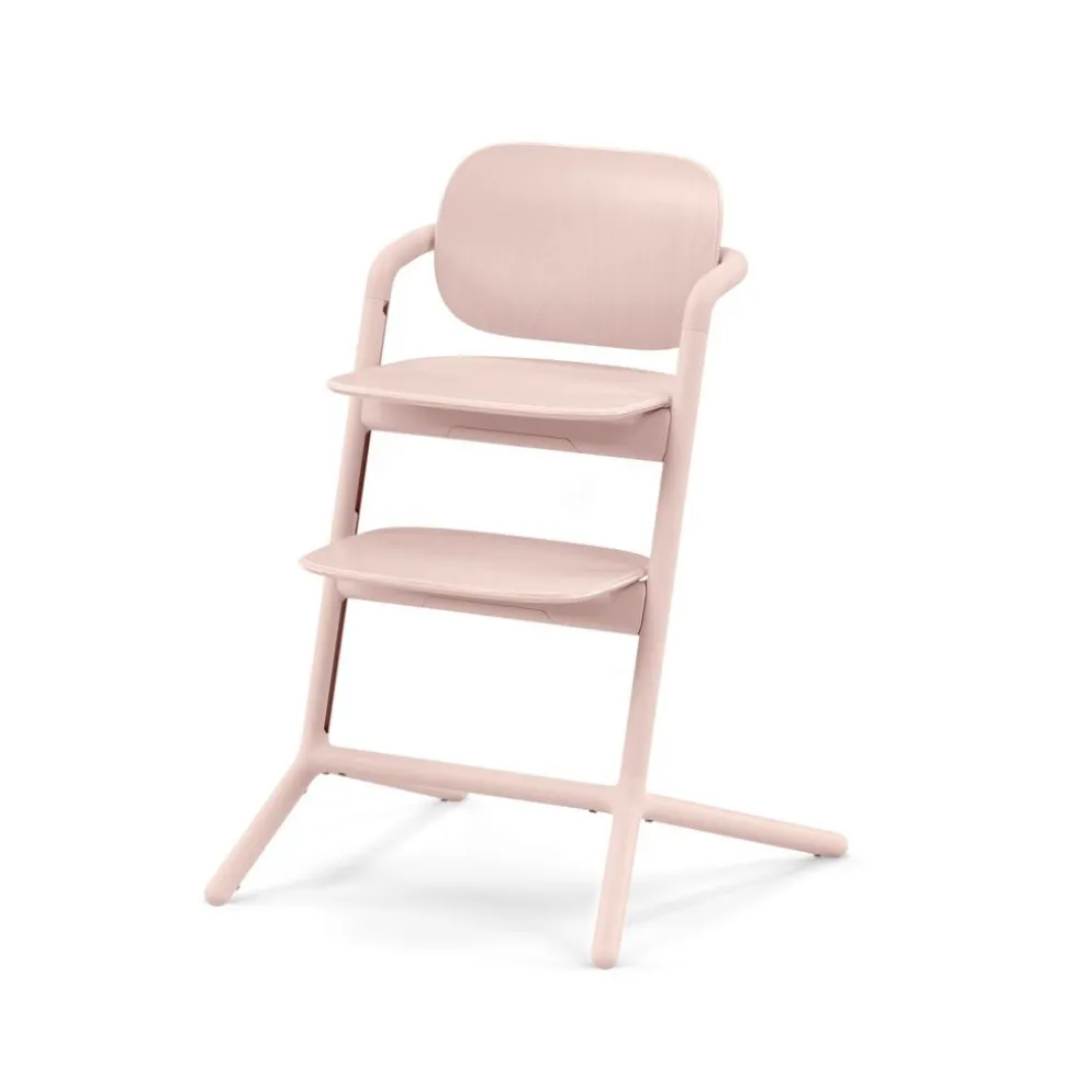 Chaise haute évolutive lemo 3en1 pearl pink