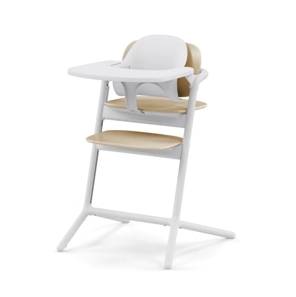 Chaise haute évolutive lemo 3en1 sand white