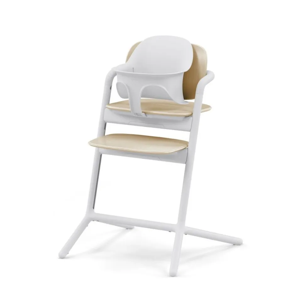 Chaise haute évolutive lemo 3en1 sand white