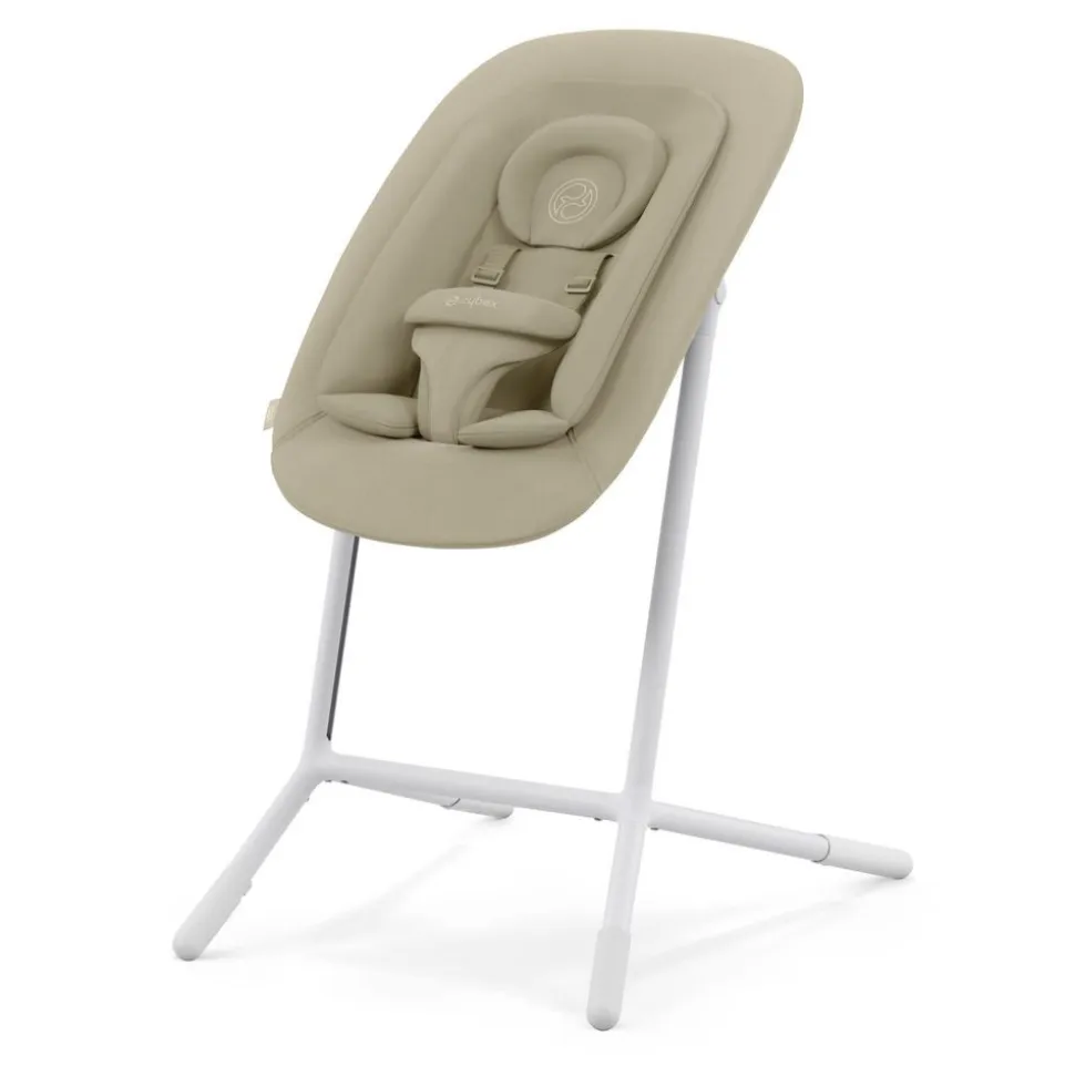Chaise haute évolutive lemo 4en1 sand white