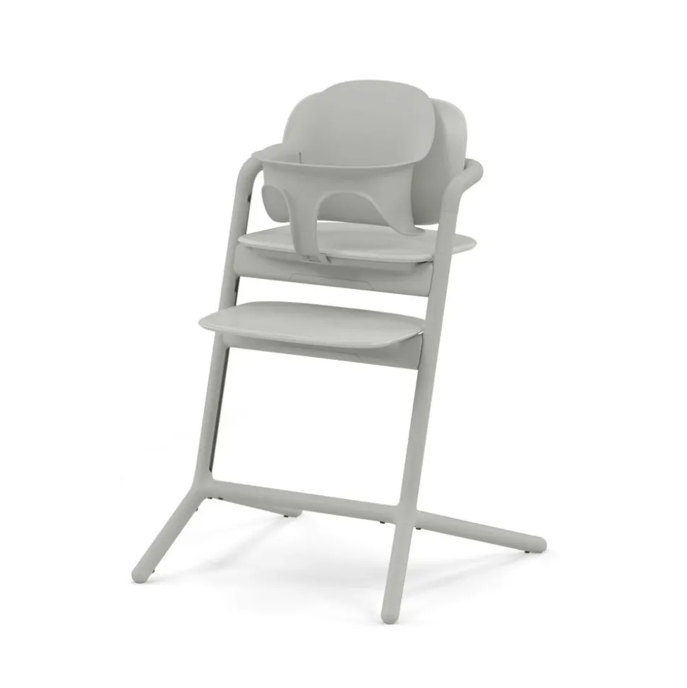 Chaise haute évolutive lemo 4en1 suede grey