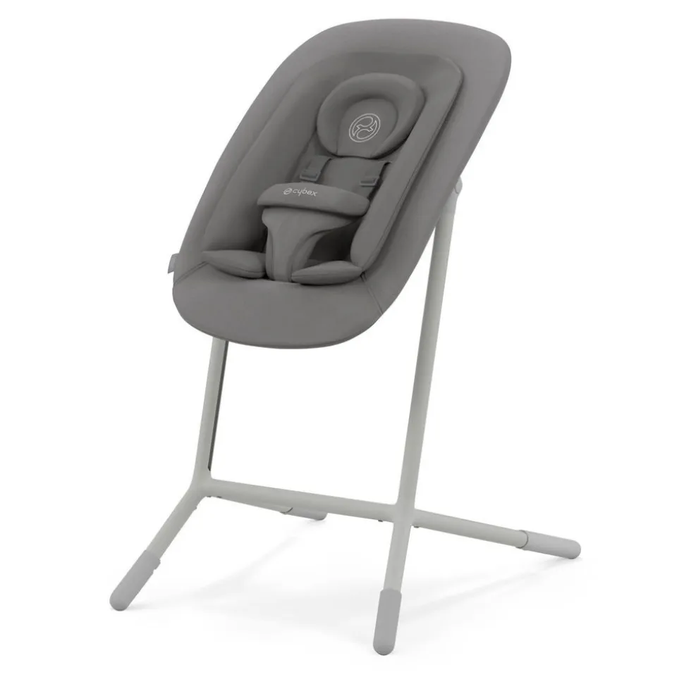 Chaise haute évolutive lemo 4en1 suede grey