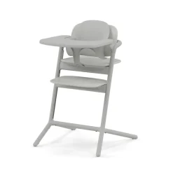 Chaise haute évolutive lemo 4en1 suede grey