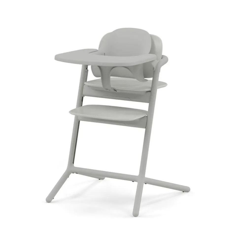 Chaise haute évolutive lemo 4en1 suede grey