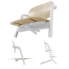 Chaise haute évolutive lemo sand white
