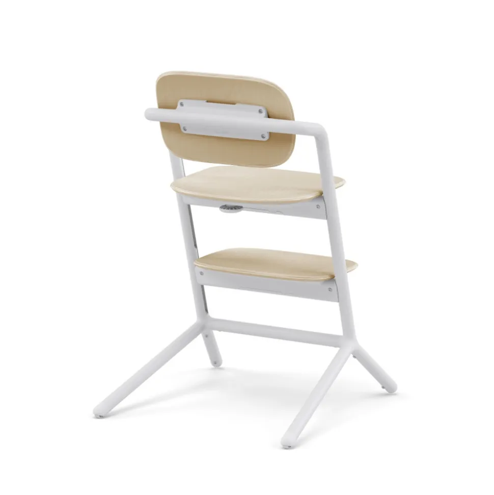 Chaise haute évolutive lemo sand white